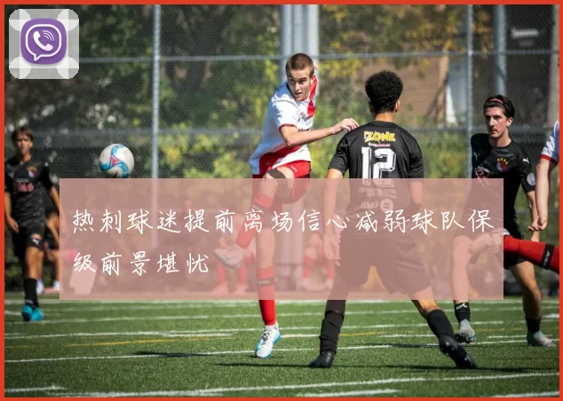 热刺球迷提前离场信心减弱球队保级前景堪忧